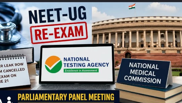 NEET UG 2026, NEET re-exam 2026, Parliamentary panel NEET, NTA reforms, National Testing Agency reforms, K Radhakrishnan, NEET latest news, entrance exam reforms, competitive exams India, education news India, Ministry of Education, AI in education, examination transparency, exam security, higher education India, parliamentary committee, NEET paper leak, student welfare, education policy India, national entrance examinations
