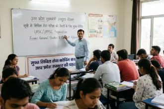 Uttar Pradesh free IAS coaching, UP PCS coaching scheme, Yogi Adityanath education, free UPSC coaching, civil services coaching Uttar Pradesh, marginalized students, government coaching scheme, UPSC preparation, UPPSC preparation, education news India, competitive exam coaching, social justice education, higher education, student welfare, inclusive education, government schemes India, UPSC aspirants, PCS aspirants, education policy, Uttar Pradesh education scheme