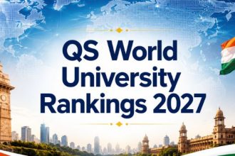 QS World University Rankings 2027 India, QS rankings 2027 Indian universities, India 52 institutions QS rankings, India QS ranking 2027, Indian universities global rankings 2027, IIT Delhi QS World University Ranking 2027, IIT Delhi rank 118 QS, IIT Bombay rank 134 QS, IIT Madras rank 170 QS, India higher education global ranking, QS World University Rankings India 2015 2027, Indian institutions QS ranking growth, NIRF QS rankings India, NEP 2020 higher education, top Indian universities QS ranking 2027