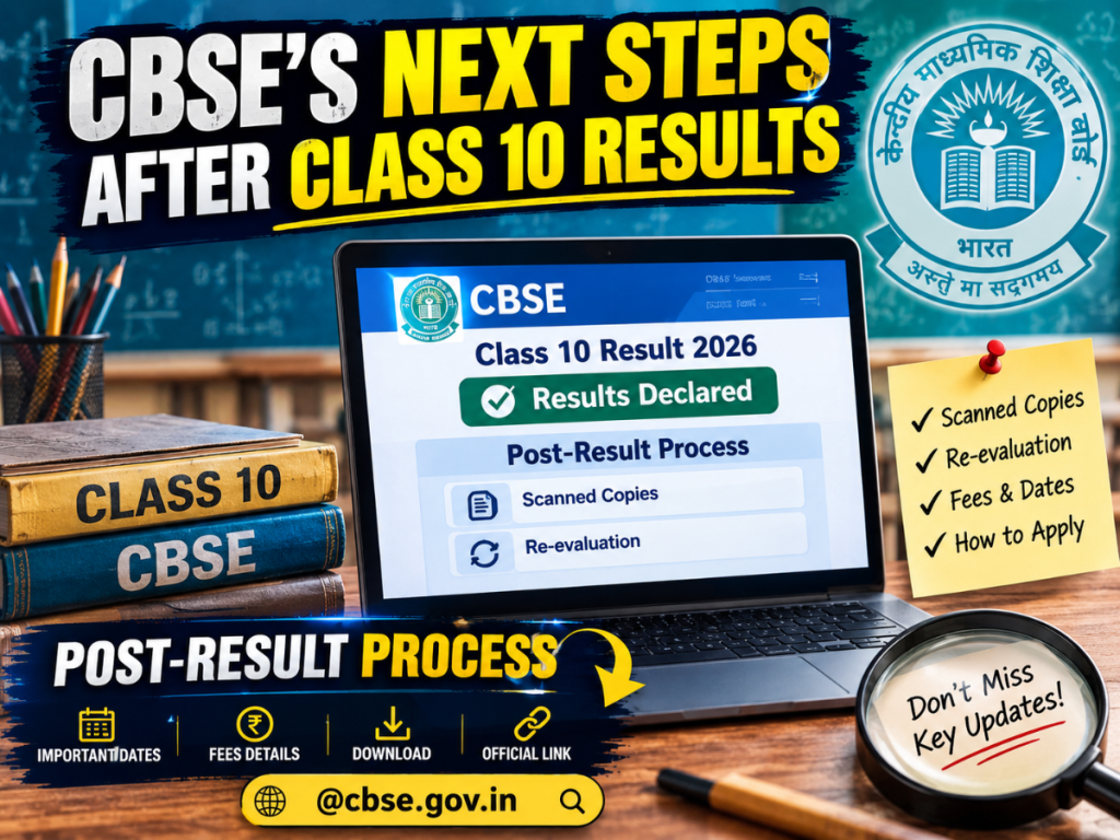 CBSE Class 10 scanned answer sheet, CBSE re-evaluation 2026, CBSE verification process, CBSE Class 10 result, CBSE answer book copy, CBSE post result portal, CBSE board exam 2026, CBSE rechecking, Class 10 board results, CBSE answer sheet download, CBSE verification application, CBSE latest news, board exam evaluation, education news India, CBSE students 2026