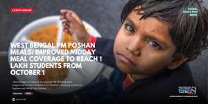 West Bengal PM POSHAN, West Bengal PM POSHAN meals, PM POSHAN meals 1 lakh students, PM POSHAN scheme West Bengal, midday meal scheme West Bengal, West Bengal midday meal scheme, PM POSHAN expansion 2026, PM POSHAN 1 lakh students, West Bengal school meals, improved midday meals West Bengal, school nutrition programme, PM POSHAN October 1, centralised school kitchens, government school midday meals, government aided school meals, student nutrition West Bengal, West Bengal education news, PM POSHAN latest news, midday meal latest update, school meal programme India