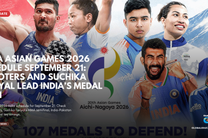 Asian Games 2026 India schedule, Asian Games 2026 schedule September 21, India Asian Games 2026 schedule, September 21 Asian Games schedule, Asian Games 2026 India events, India schedule September 21 Asian Games, Suchika Tariyal Asian Games 2026, Suchika Tariyal MMA semifinal, Asian Games 2026 shooting schedule, India shooting Asian Games 2026, India vs Pakistan table tennis Asian Games, Asian Games 2026 timings India, Asian Games 2026 live schedule, India medal hopes Asian Games 2026, Aichi Nagoya Asian Games 2026, Indian athletes Asian Games 2026