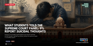 Supreme Court student mental health survey 2026, 9% students suicidal thoughts, Supreme Court student survey, student mental health India, student mental health survey India, National Task Force student mental health, higher education mental health India, college student mental health, student counselling services India, campus mental health survey, Supreme Court panel student survey, student distress in India, student wellbeing in higher education, National Task Force mental health report, Supreme Court student mental health panel, NTF Report