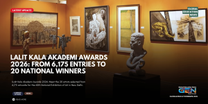 Lalit Kala Akademi Awards 2026, Lalit Kala Akademi award winners 2026, Lalit Kala Akademi Awards, Lalit Kala Akademi National Exhibition 2026, 65th National Exhibition of Art, Lalit Kala Akademi 20 award winners, 20 artists Lalit Kala Akademi, Lalit Kala Akademi awards list 2026, Lalit Kala Akademi winners list, National Exhibition of Art 2026 winners, Lalit Kala Akademi latest news, Indian art awards 2026, Indian artists awards 2026, Lalit Kala Akademi exhibition Delhi, 65th National Exhibition winners, Lalit Kala Akademi awardees 2026, Lalit Kala Akademi New Delhi, Indian visual arts, contemporary Indian artists, art exhibition Delhi 2026, Education News Worldwide