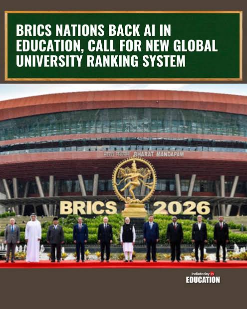 BRICS Summit 2026, BRICS education, AI in education, BRICS university ranking, New Delhi Declaration, artificial intelligence, higher education, global university rankings, BRICS Network University, academic mobility, TVET, STEM education, digital literacy, research collaboration, education technology