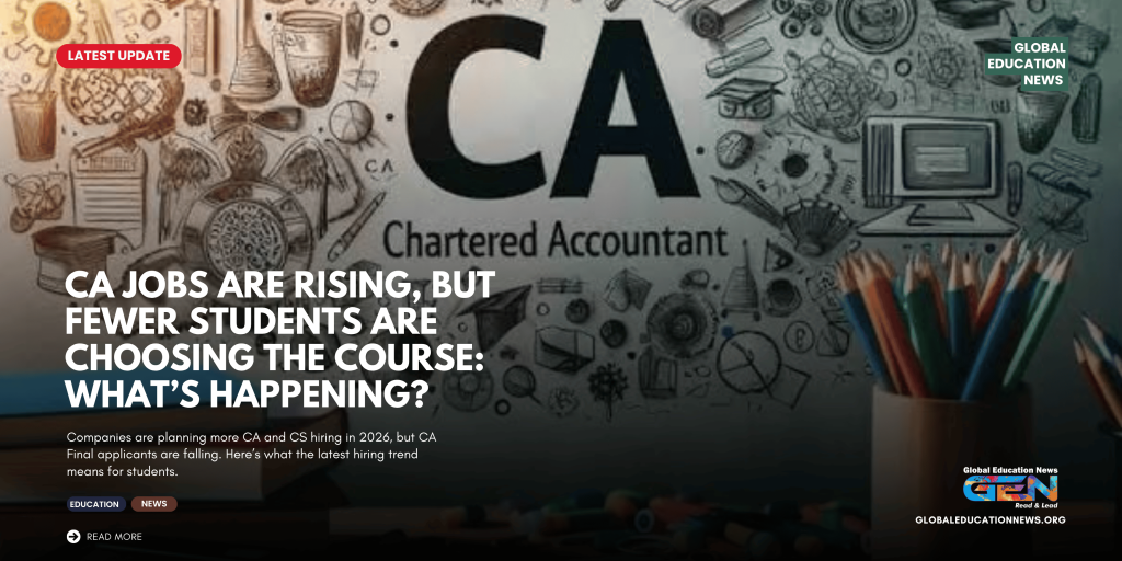 CA jobs in India, CA hiring 2026, Chartered Accountant jobs, Company Secretary jobs, CA CS hiring trends 2026, CA jobs 2026, CS jobs in India, CA Final applicants, CA Final registration 2026, CA Final registration decline, CA career in India, CS career in India, finance jobs in India, accounting jobs in India, campus hiring 2026, CA recruitment, CS recruitment, Chartered Accountant career, Company Secretary career, professional courses after 12th, commerce career options, CA hiring trends, CA CS jobs, finance career India, corporate hiring 2026