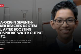 Ankith Burki, atmospheric water generator, STEM innovation, Ankith Burki STEM project, Junior Innovators Challenge 2026, atmospheric water generation, student innovation