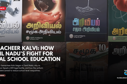 Samacheer Kalvi, Samacheer Kalvi history, Tamil Nadu education reform, Tamil Nadu Uniform System of School Education Act 2010, equitable education in Tamil Nadu, Muthukumaran Committee, Samacheer Kalvi 2011 Supreme Court, Tamil Nadu school education system, uniform syllabus, Indian education policy