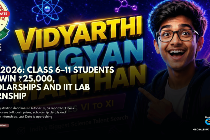 Vidyarthi Vigyan Manthan 2026, VVM 2026 registration, VVM last date October 15, VVM exam 2026, IIT internship for school students, science scholarship for students, VVM cash prize, Class 6 to 11 science exam, student science competition India
