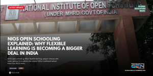 NIOS open schooling, NIOS admission 2026, NIOS registration 2026, NIOS exam 2026, NIOS Class 10, NIOS Class 12, NIOS flexible learning, NIOS education, National Institute of Open Schooling, open schooling in India, flexible education in India, NIOS admission process, NIOS subjects, NIOS On Demand Exam, NIOS ODES, NIOS certificate, NIOS vs CBSE, NIOS vs regular school, alternative schooling in India, Class 10 without regular school, Class 12 without regular school, second chance education India, school dropout education, flexible learning pathway, open education India, education for school dropouts, NIOS for students, NIOS benefits, NIOS eligibility, NIOS exam system