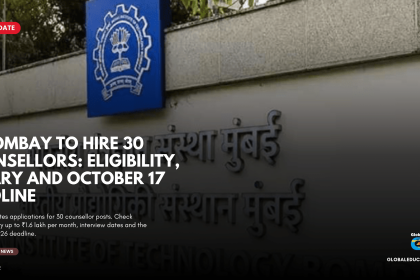 IIT Bombay Counsellor Recruitment 2026, IIT Bombay counsellor vacancies, Student Wellness Centre recruitment, IIT Bombay jobs, student counsellor salary, senior counsellor eligibility, campus mental health, counselling jobs India.
