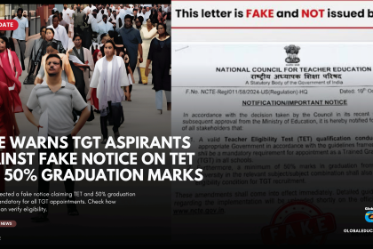 NCTE fake notice, NCTE TGT clarification 2026, TGT recruitment eligibility, TET qualification, 50% graduation marks TGT, NCTE latest news, teacher recruitment India, TGT eligibility criteria, fake recruitment notice, teaching jobs news