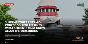 Supreme Court college fee hike ruling 2026, Supreme Court fee hike judgment, professional course fee rules, mid-course college fee hike, engineering college fees India, Supreme Court student rights, college fee refund, BTech fee hike case, Dr B C Roy Engineering College case, West Bengal college fee revision, professional education fee regulation, higher education news India