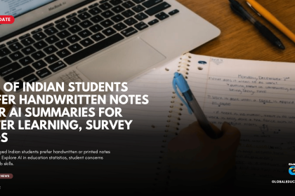 Indian Students AI Survey 2026, AI in Education India, 82 Percent Students Handwritten Notes, AI and Deep Learning, AI Study Tools, Handwritten Notes vs AI Summaries, Student Learning Statistics, AI Career Opportunities, Future Skills for Students, AI Literacy, Critical Thinking Skills, Education Technology India