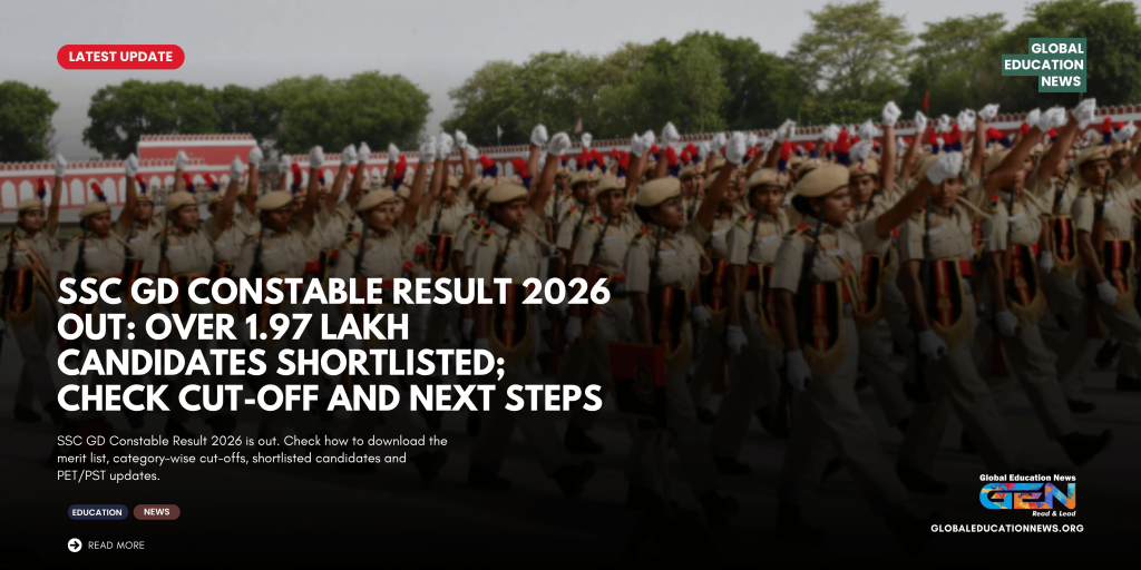 SSC GD Result 2026, SSC GD Constable Result, SSC GD cut off 2026, SSC GD merit list PDF, SSC GD state-wise cut off, SSC GD category-wise cut off, SSC GD PET PST 2026, SSC result, government jobs India