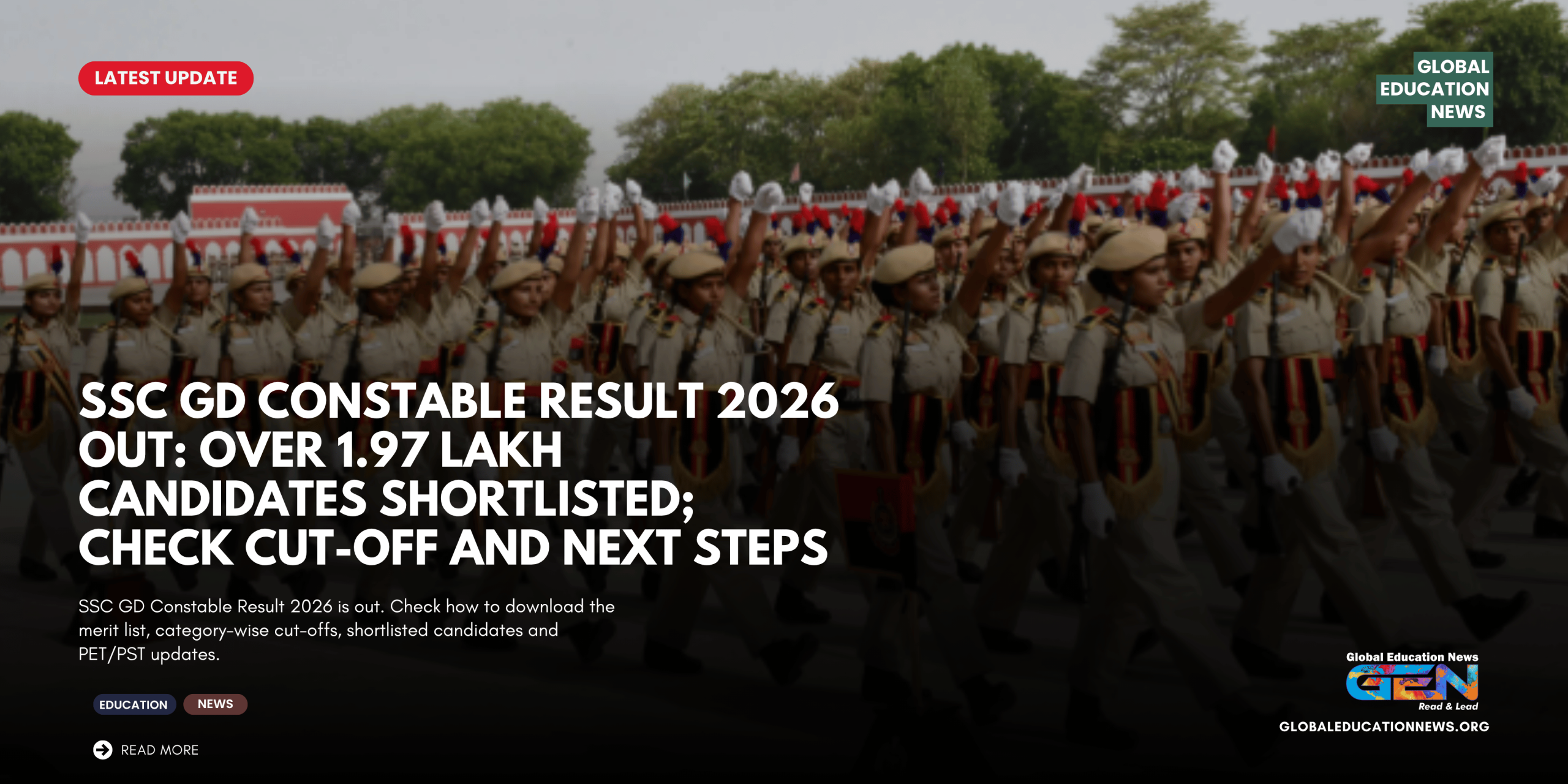 SSC GD Result 2026, SSC GD Constable Result, SSC GD cut off 2026, SSC GD merit list PDF, SSC GD state-wise cut off, SSC GD category-wise cut off, SSC GD PET PST 2026, SSC result, government jobs India