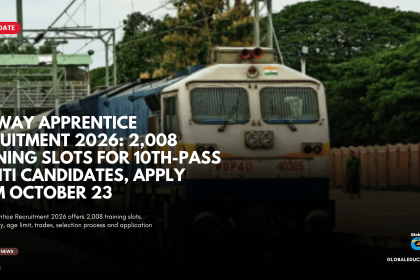 Railway Apprentice Recruitment 2026, RRC NWR Apprentice 2026, 2008 railway apprentice slots, railway apprentice application date, railway apprentice last date 2026, 10th pass ITI recruitment, RRC Jaipur recruitment, North Western Railway apprentice, railway apprentice eligibility, railway apprenticeship 2026