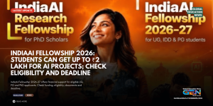 IndiaAI Fellowship 2026, India AI Fellowship 2026-27, IndiaAI Fellowship last date, IndiaAI Fellowship eligibility, AI fellowship for students India, AI research funding India, undergraduate AI fellowship, postgraduate AI fellowship, PhD AI research fellowship, IndiaAI Mission, fellowship.indiaai.gov.in