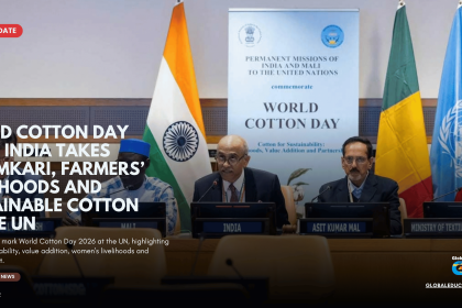 World Cotton Day 2026, India Mali UN cotton event, cotton sustainability, cotton value addition, farmers' livelihoods, Kalamkari art, sustainable cotton production, women's economic empowerment