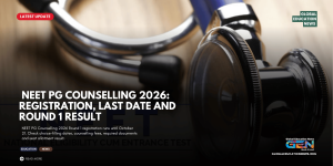 NEET PG Counselling 2026, NEET PG Round 1 registration, NEET PG counselling last date October 21, MCC NEET PG counselling, NEET PG seat allotment result 2026, NEET PG choice filling dates, postgraduate medical admission 2026, MCC counselling registration fee, NEET PG documents required, MD MS admission 2026