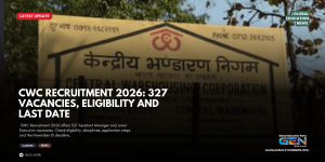 CWC Recruitment 2026, CWC vacancy 2026, Central Warehousing Corporation recruitment, CWC Assistant Manager recruitment, CWC Junior Executive vacancy, CWC 327 vacancies, CWC recruitment last date, CWC online application, government jobs 2026, CWC eligibility criteria