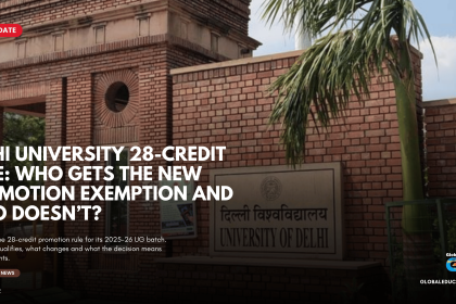 DU 28 credit rule, DU 28 credit promotion rule, Delhi University 28 credit rule, DU promotion rule 2026, Delhi University promotion criteria 2026, DU promotion criteria, DU 28 credit exemption, DU 28 credit rule 2025-26, DU 2025-26 batch, Delhi University latest news, DU students promotion rule, DU UG promotion rules, DU UGCF 2022, NEP UGCF 2022, Delhi University academic rules, DU credit system, DU promotion criteria 2025-26, DU examination rules, Delhi University education news, DU latest notification
