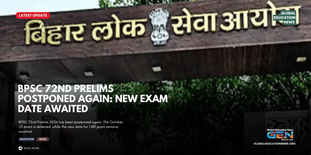 BPSC 72nd CCE 2026, BPSC prelims postponement, BPSC 72nd Prelims 2026, BPSC exam date 2026, BPSC 72nd CCE new date, Bihar government jobs, BPSC recruitment 2026