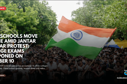 Delhi schools online October 10 2026, Delhi school news today, Delhi college exams postponed, Sardar Patel Vidyalaya online classes, Jantar Mantar protest, Delhi Metro restrictions, Delhi schools October 10