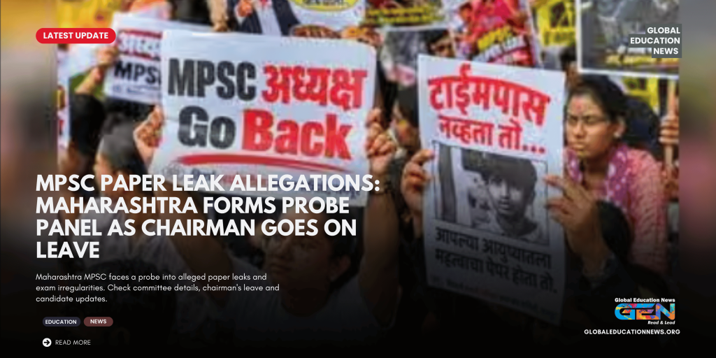 MPSC paper leak allegations, Maharashtra recruitment exams, MPSC chairman on leave, MPSC inquiry committee, Tukaram Mundhe MPSC, MPSC examination irregularities, Maharashtra government jobs, examination integrity